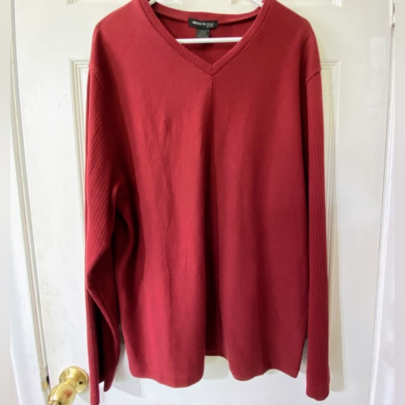 Kenneth Cole Men’s  light weight knit color- red beet Size XXL - Picture 1 of 10